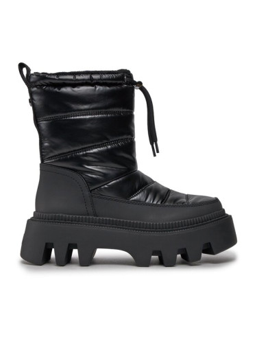 Buffalo Боти Flora Puffer Boot 1622359 Черен