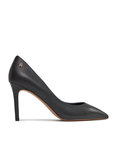 Tommy Hilfiger Обувки на ток Essential Pointed Pump FW0FW07861 Черен