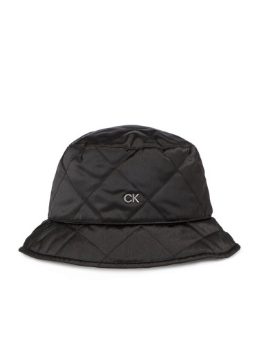 Calvin Klein Капела Diamond Quilt Bucket Hat K60K611512 Черен