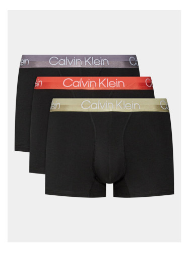 Calvin Klein Underwear Комплект 3 чифта боксерки 000NB2970A Черен