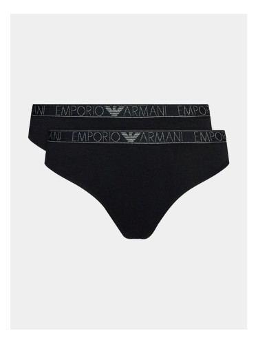 Emporio Armani Underwear Комплект 2 чифта прашки 163333 3F223 00020 Черен