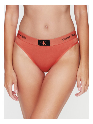 Calvin Klein Underwear Класически дамски бикини 000QF7222E Оранжев