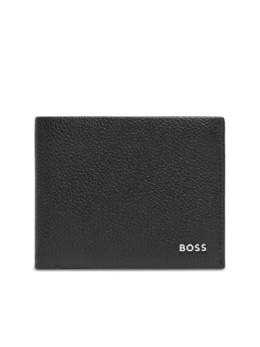 Boss Голям мъжки портфейл 50499248 Черен