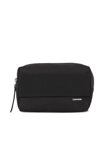 Calvin Klein Несесер Wide Strap Nylon Washbag K60K611093 Черен