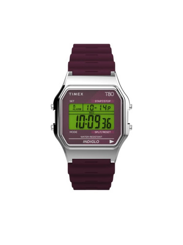 Timex Часовник T80 TW2V41300 Бордо