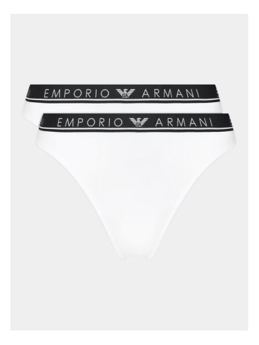 Emporio Armani Underwear Комплект 2 чифта бикини 163337 3F227 00010 Бял