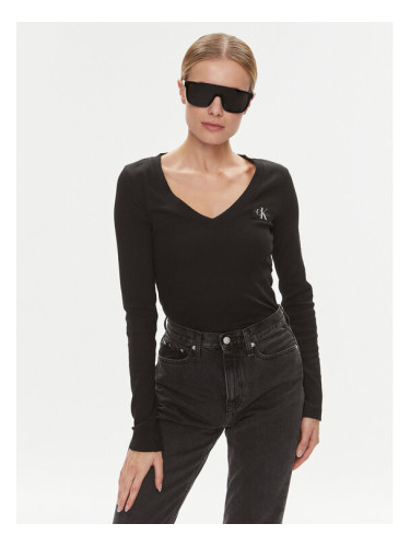 Calvin Klein Jeans Блуза J20J222882 Черен Regular Fit