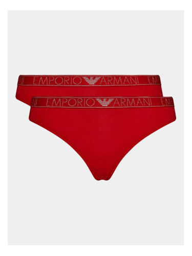Emporio Armani Underwear Комплект 2 чифта прашки 163333 3F223 00173 Червен