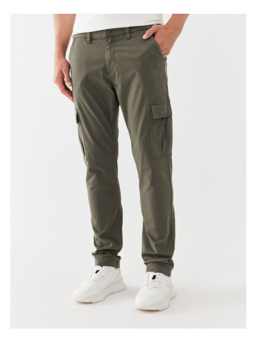 Guess Текстилни панталони M2GB27 WCNZ0 Зелен Slim Fit