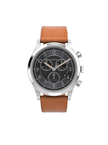 Timex Часовник Waterbury TW2V73900 Черен