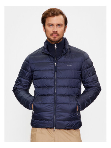 Gant Пухено яке Light Down Jacket 7006298 Тъмносин Regular Fit