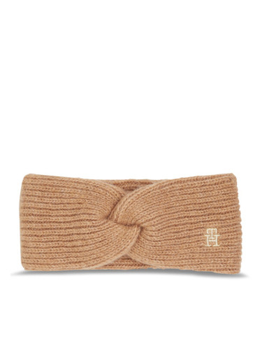 Tommy Hilfiger Лента за глава Th Timeless Headband AW0AW15308 Бежов