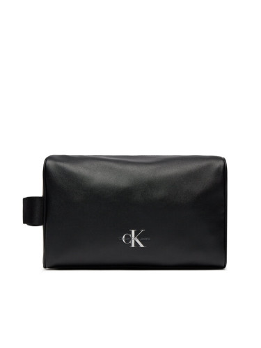 Calvin Klein Jeans Несесер Monogram Soft Washbag K50K511443 Черен