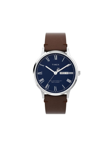 Timex Часовник Waterbury TW2W14900 Кафяв