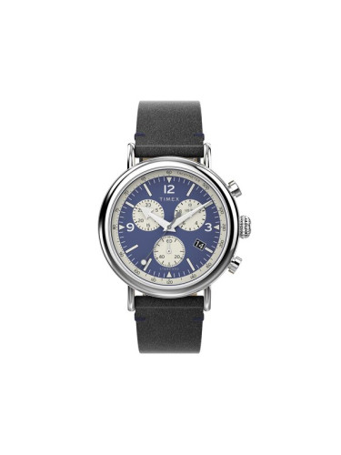 Timex Часовник Standard Chronograph TW2V71100 Черен