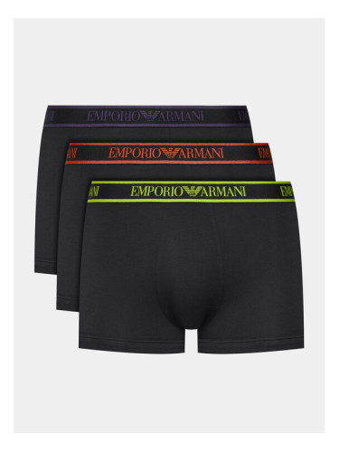 Emporio Armani Underwear Комплект 3 чифта боксерки 111357 3F717 29821 Черен