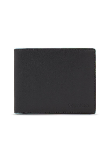 Calvin Klein Мъжки портфейл Ck Edge Bifold 5Cc K50K510919 Черен