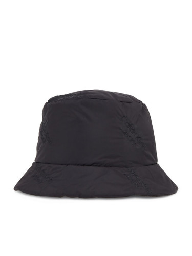 Calvin Klein Jeans Капела Puffy Aop Bucket Hat K60K611261 Черен