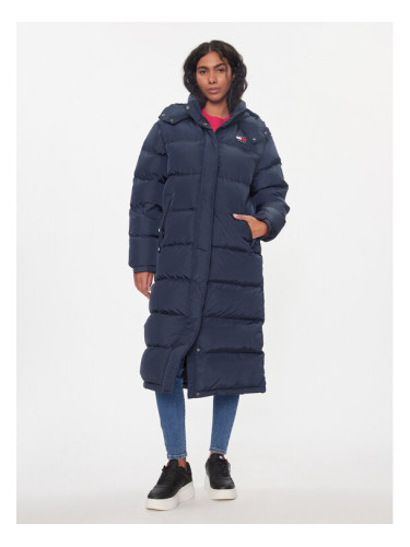 Tommy Jeans Зимно палто Alaska DW0DW14287 Тъмносин Regular Fit