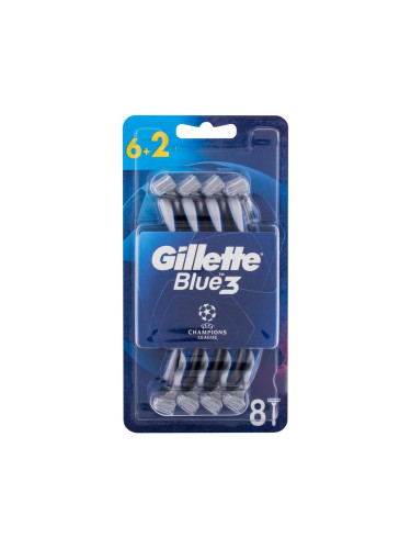 Gillette Blue3 Comfort Champions League Самобръсначка за мъже Комплект