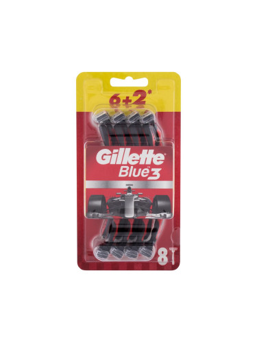 Gillette Blue3 Red Самобръсначка за мъже Комплект