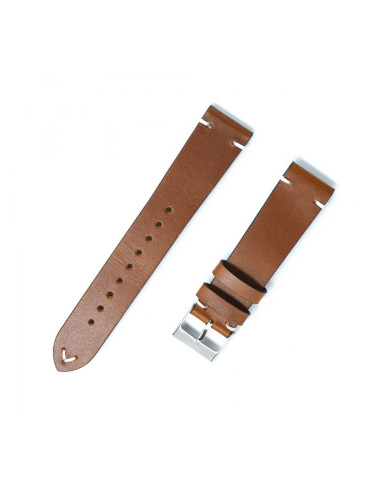 Кожена каишка 22 мм, кафява, RMN-GLB065-22L-5A1