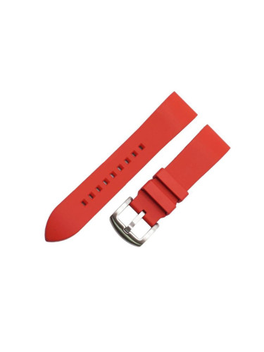 Каучукова каишка 22 мм, червена, RMN-RWB001-22P-4A