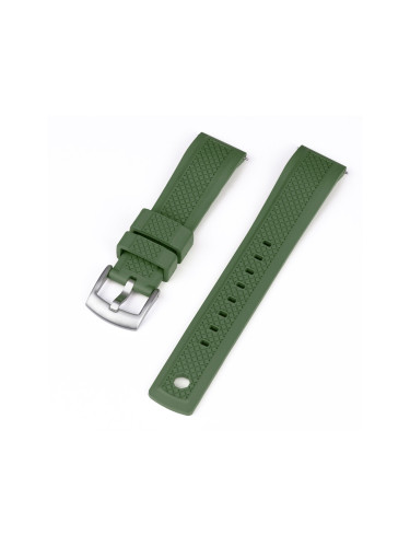 Каучукова каишка 20 мм, зелена, RMN-RWB042-20P-3A