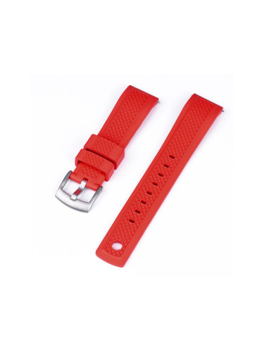 Каучукова каишка 20 мм, червена, RMN-RWB042-20P-4A