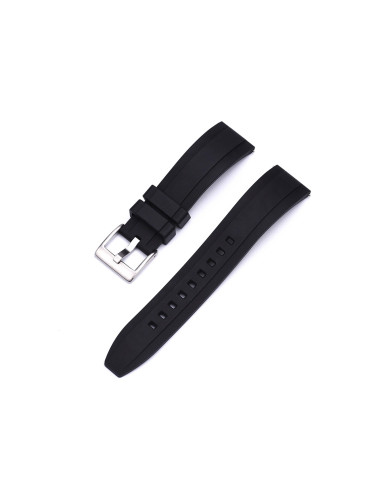 Каучукова каишка 22 мм, черна, RMN-RWB041-22P-1A