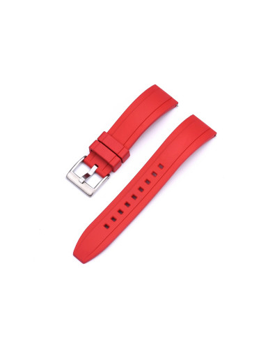 Каучукова каишка 24 мм, червена, RMN-RWB041-24P-4A