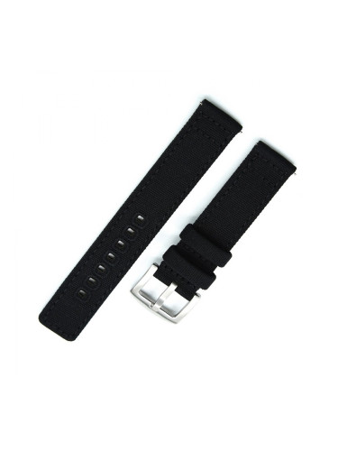 Текстилна каишка 20 мм, черна, RMN-CWB007-20C-1A