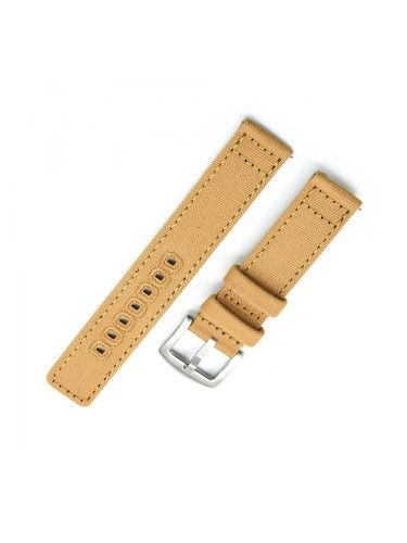 Текстилна каишка 24 мм, бежова, RMN-CWB007-24C-5A2