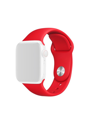 Силиконова каишка за Apple Watch 42/44/45/49 мм, червена