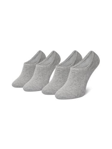 Комплект 2 чифта къси чорапи дамски Tommy Hilfiger 383024001 Сив