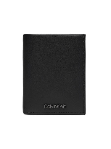 Голям мъжки портфейл Calvin Klein Ck Set Bifold 6Cc W/Coin K50K511284 Черен