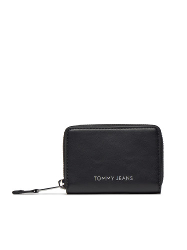 Малък дамски портфейл Tommy Jeans Tjw Ess Must Small Za AW0AW15833 Черен