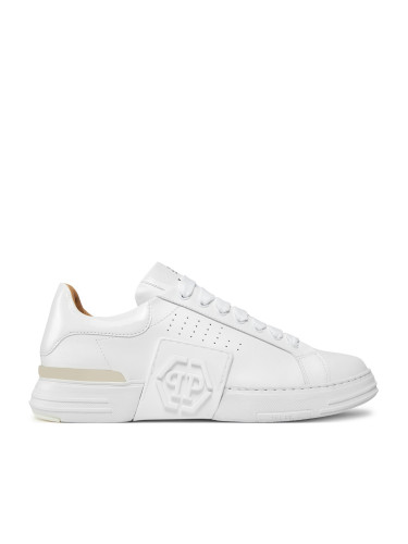 Сникърси PHILIPP PLEIN Lo-Top Sneakers FACS USC0474 PLE025N Бял