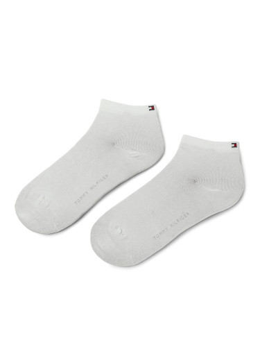 Комплект 2 чифта къси чорапи дамски Tommy Hilfiger Dobotex BV 373001001 Бял