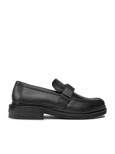 Обувки Calvin Klein Moccasin W/ Iconic Plaque HM0HM01452 Triple Black 0GJ
