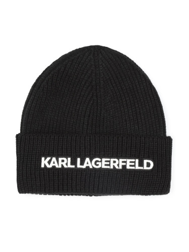 Шапка Karl Lagerfeld Kids Z11063 Черен