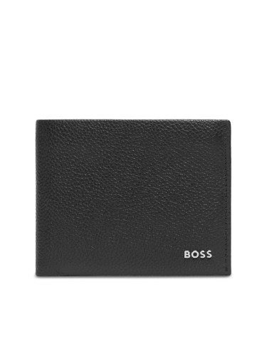 Голям мъжки портфейл Boss 50499248 Черен