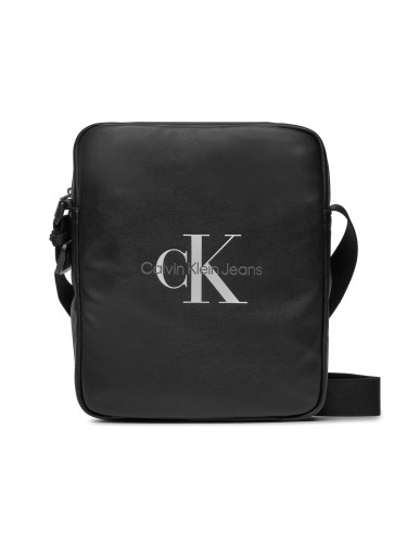 Мъжка чантичка Calvin Klein Jeans Monogram Soft Reporter 22 K50K511503 Черен