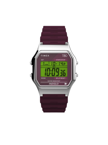 Часовник Timex T80 TW2V41300 Бордо