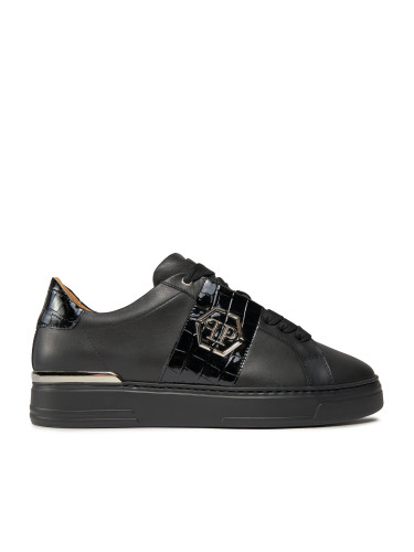 Сникърси PHILIPP PLEIN Leather Lo-Top Sneakers AACS USC0513 PLE010N Black 02