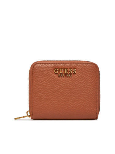 Малък дамски портфейл Guess Laryn (BA) Slg SWBA91 96370 Сив