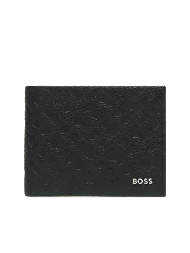 Малък мъжки портфейл Boss Highway_M_6CC 50504276 Черен