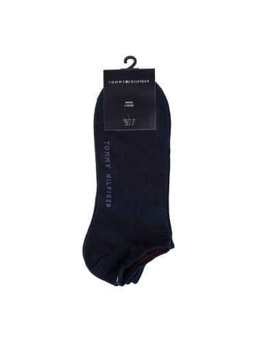 Комплект 2 чифта къси чорапи унисекс Tommy Hilfiger 342023001 Тъмносин