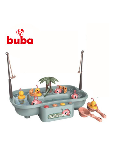 Комплект за риболов Buba Go Fishing 889-193, рибки, сив