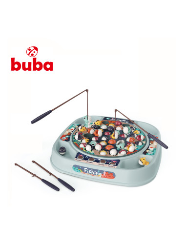 Комплект за риболов Buba Fishing 889-213,45 рибки, сив